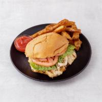 Grilled Chicken Sandwich · Regular or jerked.
