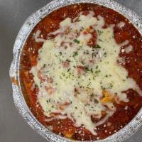 Baked Ziti · Penne with three cheeses served with our special meatless homemade marinara sauce. Served wi...