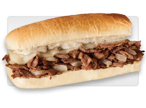 Regular Philliy Cheese Steak with Provolone Sub · Served on freshly baked bread or as a wrap. 