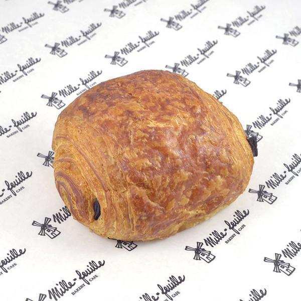 Pain au Chocolat · Made with locally sourced flour and hormone free butter.