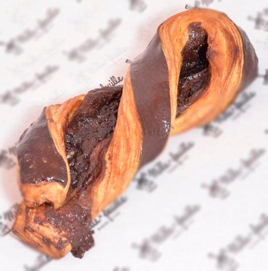 Nutella Twist · Cocoa infused & traditional croissant dough twisted and filled a blend of Nutella & pastry cream 
