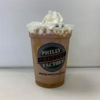 Coffee Milkshake, served in a foam cup for Freshness · Bassett's famous Coffee Milkshake