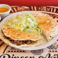 Queso Quesadillas · Oaxaca cheese.