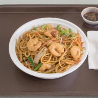 53. Shrimp Lo Mein large  · Served with soft noodles.