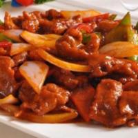 87. Beef with Oyster Sauce · 