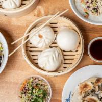 Family Meal · ry a little bit of everything. This meal feeds about 4-5 people. Includes:
- (8x) Steam bao ...
