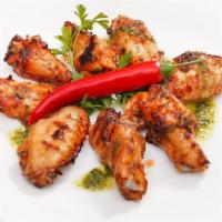 BBQ and Tandoori Chicken Wings · Your choice of sauce, hot saucesammy's BBQ, BBQ, honey mustard, and honey garlic sauce.