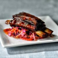 2 Short Ribs  · 16 hours slow smoked cooked.