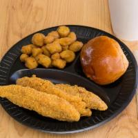 Southern Fried Catfish Combo · Choice of side, hot yeast roll and 30 oz. drink.
