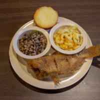 Grilled Catfish Dinner · Served with choice of 2 sides.