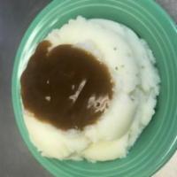 Mashed Potato (16oz) & Gravy (8oz) · Whipped until creamy.  Served with your choice of gravy.