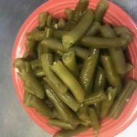 Green Beans (32oz) · Steamed until tender and lightly seasoned.