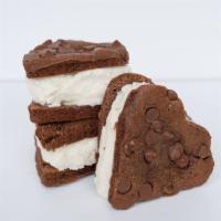 Brownie Ice Cream Sandwich · Our award-winning brownie recipe nestled into premium ice cream.