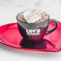Chocolate Caliente · Our signature hot chocolate is made with Guittard chocolate comes with a heart-shaped marshm...