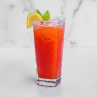 Strawberry Lemonade  · Housemade strawberry lemonade with or without mint 