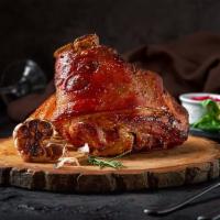 Roast Pork · Pernil asado. Served with yellow or white rice, stew beans, fried green plantain or sweet pl...