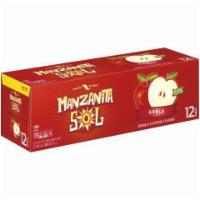 Manzanita Sol 12 Pack 12oz Can · Quench your thirst with Manzanita Sol! A refreshing soda with a crisp apple flavor.