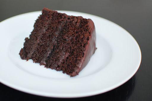 Chocolate Fudge Layer Cake · Irresistibly rich, moist, double-chocolate fudge cake.
