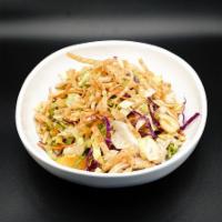 Asian Chicken Salad · romaine, organic radicchio, organic red cabbage, shaved carrots, crispy wonton, mary’s chick...