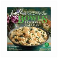 Amy's 3 cheese & Kale Bake with rice Pasta and Vegetables Bowl (8.5 oz) · 