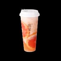 A8. Fresh Grapefruit Tea · Without milk foam. Green tea.