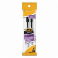 Bic Medium Cristal Ball Black 2ct · Long-lasting pen for dependability and smooth writing. Features Easy-Glide System ink for ul...