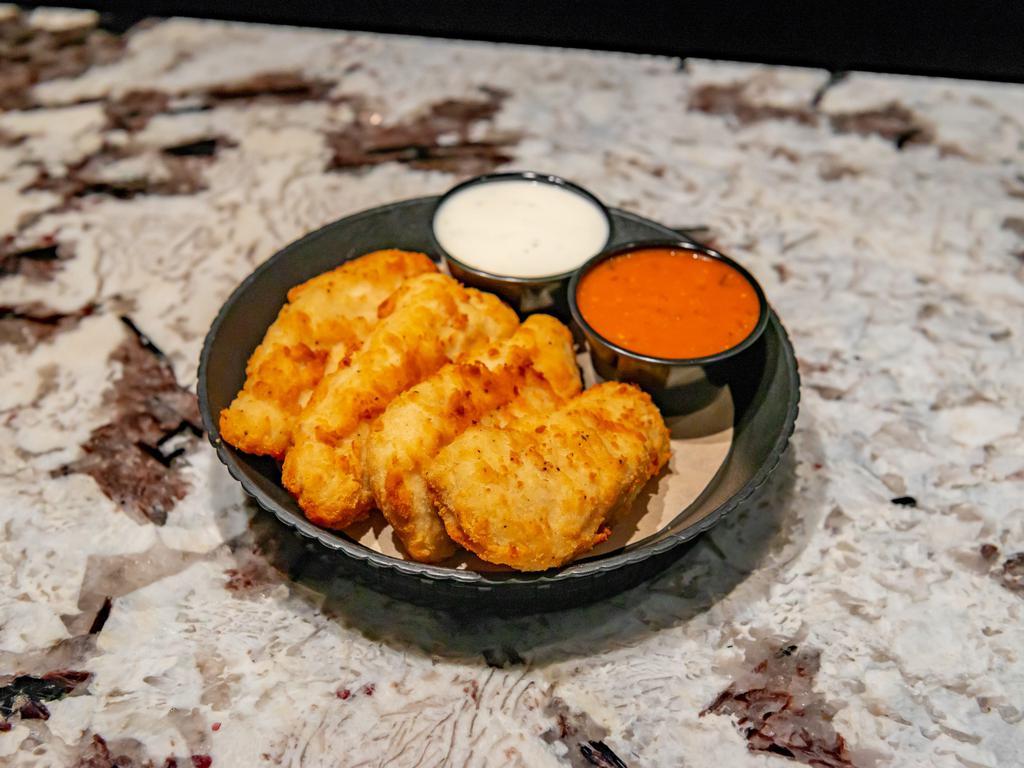 Chicken Tenders · 4 pieces 2 oz. tenders. Served with your choice of wing sauces.