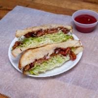 BLT Sandwich with fries · Bacon, lettuce , tomato and mayo,