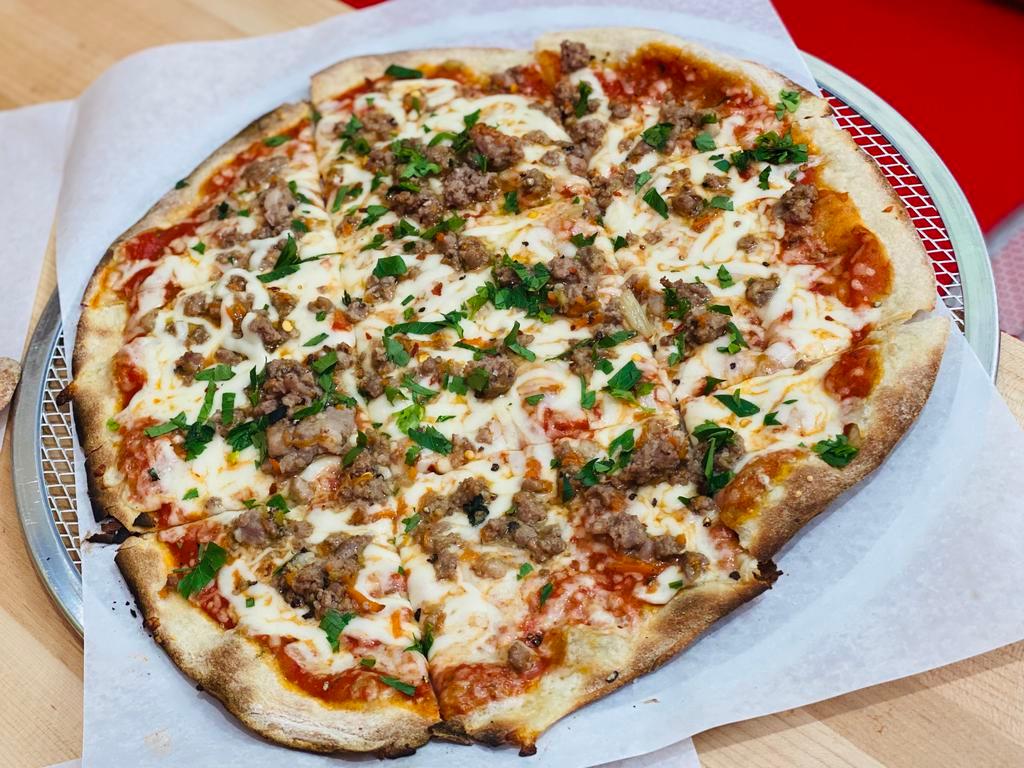 Classic Bolognese, Sweet Fennel Sausage Pizza · 