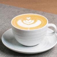 Flat White · Velvety steamed whole milk with a thin top layer of micro foam and a Parlor Coffee double es...