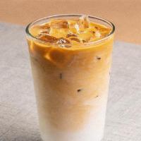 Iced Latte · Whole milk with a Parlor Coffee double espresso base, served over ice.