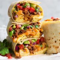 9. Breakfast Burrito  · Served with any meat and egg cheese. Served with home fries.