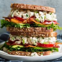 Chicken Salad Sandwich  · Homemade Chicken Salad! Diced cooked chicken breasts are tossed with a creamy, bright dressi...