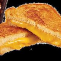 Grilled cheese combo · 2 pieces of American cheese melted in between two slices of toasted sourdough. 