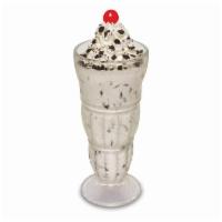 Oreo Cookies and Cream Milkshake · Chunky Oreo cookie pieces makes this hand dipped vanilla milkshake irresistible. Topped with...