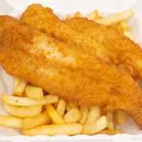 No. 9 Fried Whiting · 2pc fried Whiting with fries or rice. Add vegetables for $1.75.