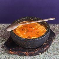 Soon Doo Boo · Spicy red chili stew with organic silken tofu (beef, seafood, kimchi, vegetable, plain)