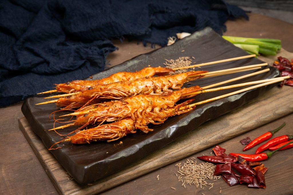 Shrimp Head-On (鮮蝦) · Per skewer (每串)
