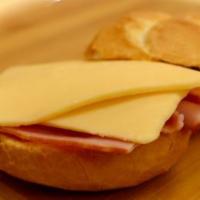 Ham and Cheese Sandwich · Black forest ham and Gouda cheese.