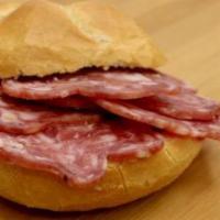Salami Sandwich · Authentic dry Italian salami.