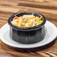 Mac and Cheese · American, cheddar-jack and Gouda cheeses, with bacon bits. Add grilled or blackened chicken ...