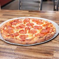 Perfect Pepperoni Pizza · Generous pepperoni, mozzarella.