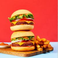 Sliders  Burger · 2 mini burgers. Comes with vegan American cheese, Vistro's Special Sauce, lettuce, tomato, o...