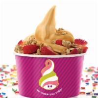 Peanut Butter Froyo · Creamy Peanut Butter frozen yogurt. Gluten free. Contains milk & peanuts. Contains live & ac...
