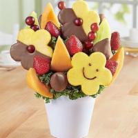 Happiness Bouquet · This fruit-filled sensation will have them smiling from ear to ear! Loaded with plump, dippe...