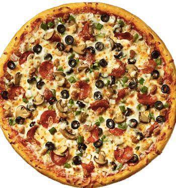 Lunch Special · Medium 2 topping pizza and 16oz Drink
We Start With Our scratch made dough and top with our house made Pizza Sauce. Then we cover with Whole-Milk Mozzarella . 