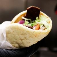 Beef Gyro · Cooked on a spit and wrapped in a pita.