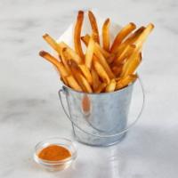 Crispy Seasoned Fries · Generous side of fries