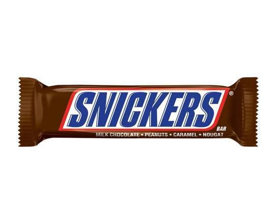 Snickers Candy Bar · The world's best-selling candy bar. Crammed with peanuts, caramel and nougat then coated with milk chocolate -1.86 oz