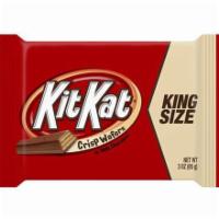 Kit Kat (King Size) · Classic bars of crispy wafers coated in smooth milk chocolate. - 3oz